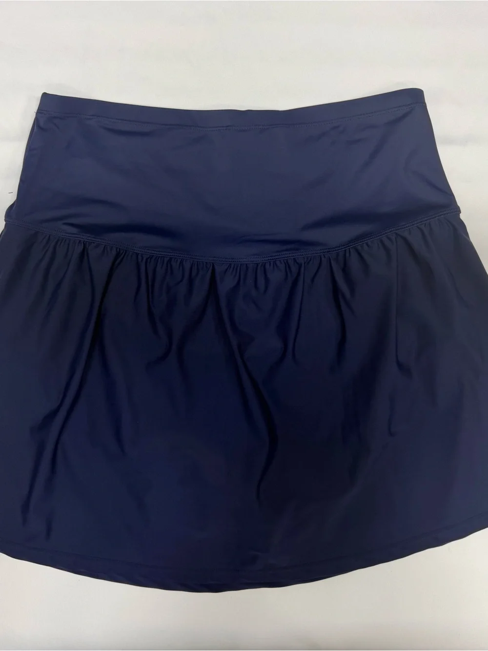Island Escape Navy Flared Swim Skirt